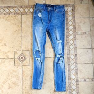 Hollister High Rise Skinny Crop Jeans